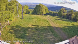 Vrchol Bouřňák, pohled na jih