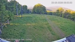 Vrchol Bouřňák, pohled na jih