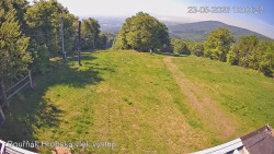Vrchol Bouřňák, pohled na jih