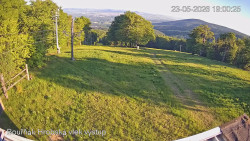 Vrchol Bouřňák, pohled na jih