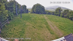 Vrchol Bouřňák, pohled na jih