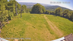 Vrchol Bouřňák, pohled na jih