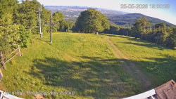 Vrchol Bouřňák, pohled na jih