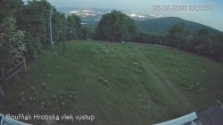 Vrchol Bouřňák, pohled na jih