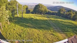 Vrchol Bouřňák, pohled na jih