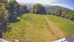 Vrchol Bouřňák, pohled na jih