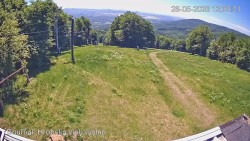Vrchol Bouřňák, pohled na jih