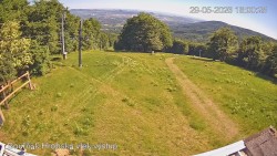 Vrchol Bouřňák, pohled na jih