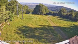 Vrchol Bouřňák, pohled na jih