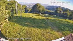 Vrchol Bouřňák, pohled na jih