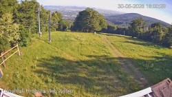 Vrchol Bouřňák, pohled na jih