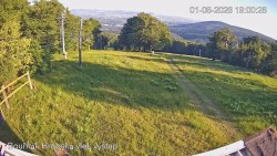 Vrchol Bouřňák, pohled na jih
