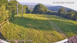 Vrchol Bouřňák, pohled na jih