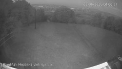 Vrchol Bouřňák, pohled na jih