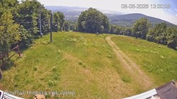 Vrchol Bouřňák, pohled na jih