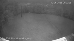 Vrchol Bouřňák, pohled na jih