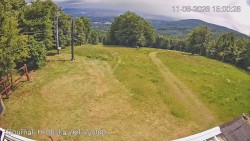 Vrchol Bouřňák, pohled na jih