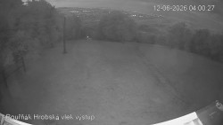 Vrchol Bouřňák, pohled na jih