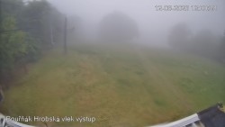 Vrchol Bouřňák, pohled na jih