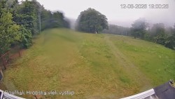 Vrchol Bouřňák, pohled na jih