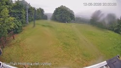 Vrchol Bouřňák, pohled na jih