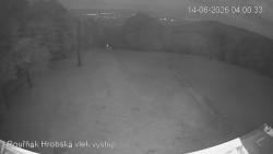 Vrchol Bouřňák, pohled na jih