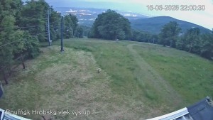 Sportzentrum Bouřňák - Bouřňák-Gipfel, Blick nach Süden - 16.6.2026 v 22:00 Sportzentrum Bouřňák - Bouřňák-Gipfel, Blick nach Süden - 16.6.2026 v 22:00