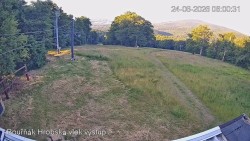 Vrchol Bouřňák, pohled na jih