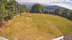 Bouřňák-szczyt, widok na południe