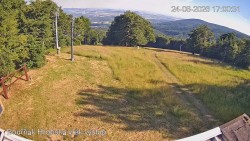 Bouřňák-szczyt, widok na południe