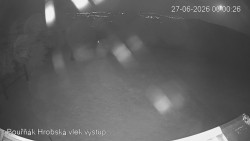 Vrchol Bouřňák, pohled na jih
