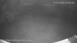 Vrchol Bouřňák, pohled na jih