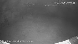 Vrchol Bouřňák, pohled na jih