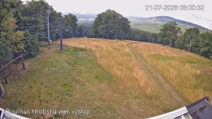 Bouřňák Sports Center - Bouřňák Peak, view to the south - 21.7.2026 v 09:00 Bouřňák Sports Center - Bouřňák Peak, view to the south - 21.7.2026 v 09:00