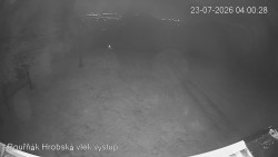 Vrchol Bouřňák, pohled na jih