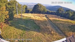 Vrchol Bouřňák, pohled na jih