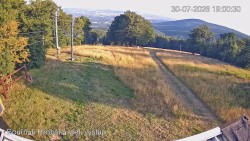 Vrchol Bouřňák, pohled na jih