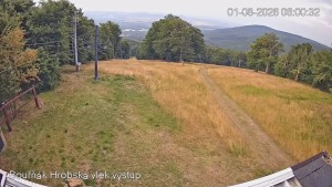 Bouřňák Sports Center - Bouřňák Peak, view to the south - 1.8.2026 v 06:00 Bouřňák Sports Center - Bouřňák Peak, view to the south - 1.8.2026 v 06:00