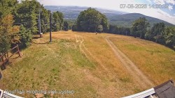 Bouřňák-Gipfel, Blick nach Süden