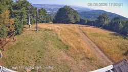 Bouřňák-szczyt, widok na południe