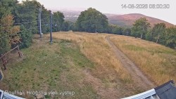 Vrchol Bouřňák, pohled na jih