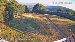 Vrchol Bouřňák, pohled na jih