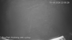 Bouřňák-szczyt, widok na południe