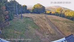 Vrchol Bouřňák, pohled na jih