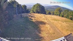 Vrchol Bouřňák, pohled na jih
