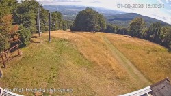 Vrchol Bouřňák, pohled na jih