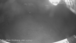 Vrchol Bouřňák, pohled na jih