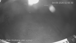 Vrchol Bouřňák, pohled na jih