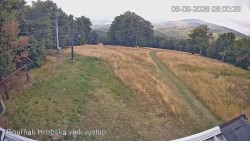Vrchol Bouřňák, pohled na jih