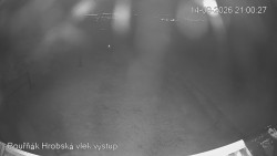 Vrchol Bouřňák, pohled na jih